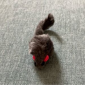 Gently Used Gray Cat Mouse Toy